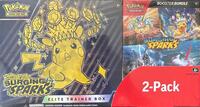 Costco Pokemon Surging Sparks 2 Pack Trainer Box and Booster Bundle