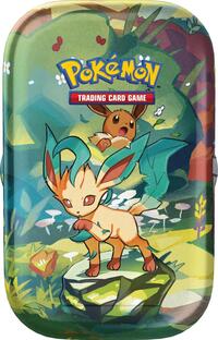 Prismatic Evolutions Mini Tin Leafeon